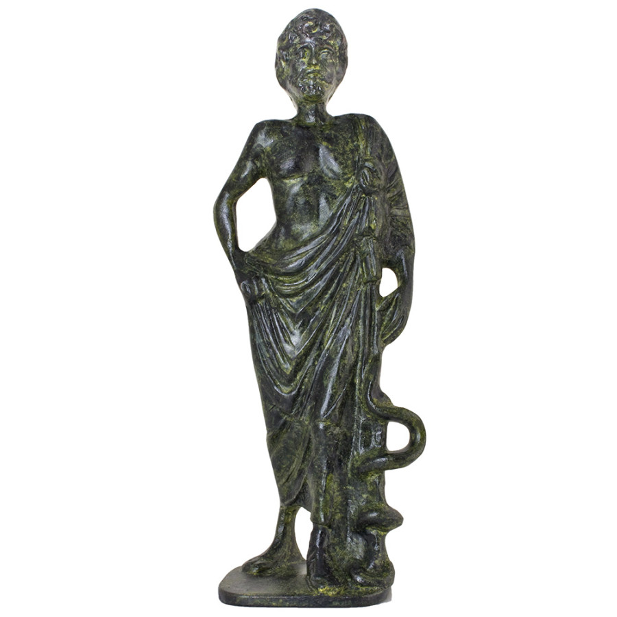 Solid Asclepius, Greek God of Medicine