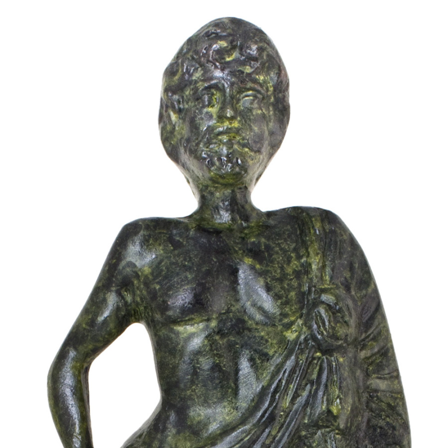 Solid Asclepius, Greek God of Medicine