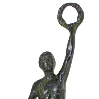 Ολυμπιονίκης, που κρατάει το κλαδί της ελιάς