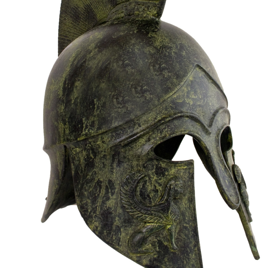 Helmet Natural Size - short crest