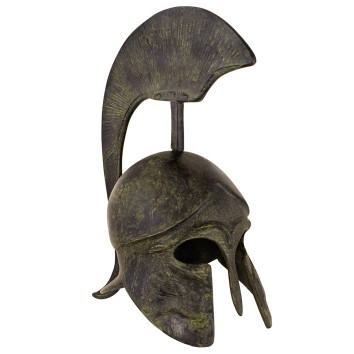 Helmet with Pegasus - tall crest