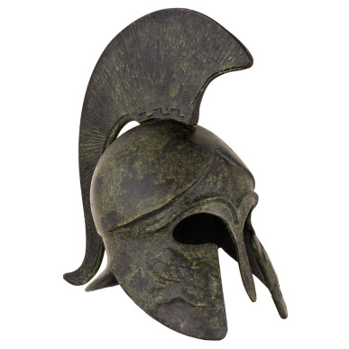 Helmet with Pegasus - short crest