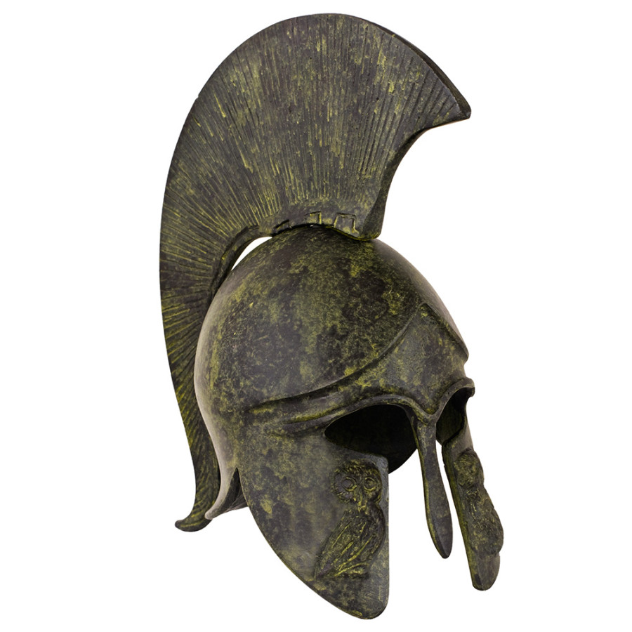 Helmet with Owl - short crest