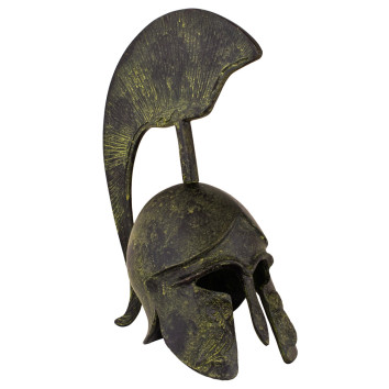 Helmet depicting an Owl - tall crest