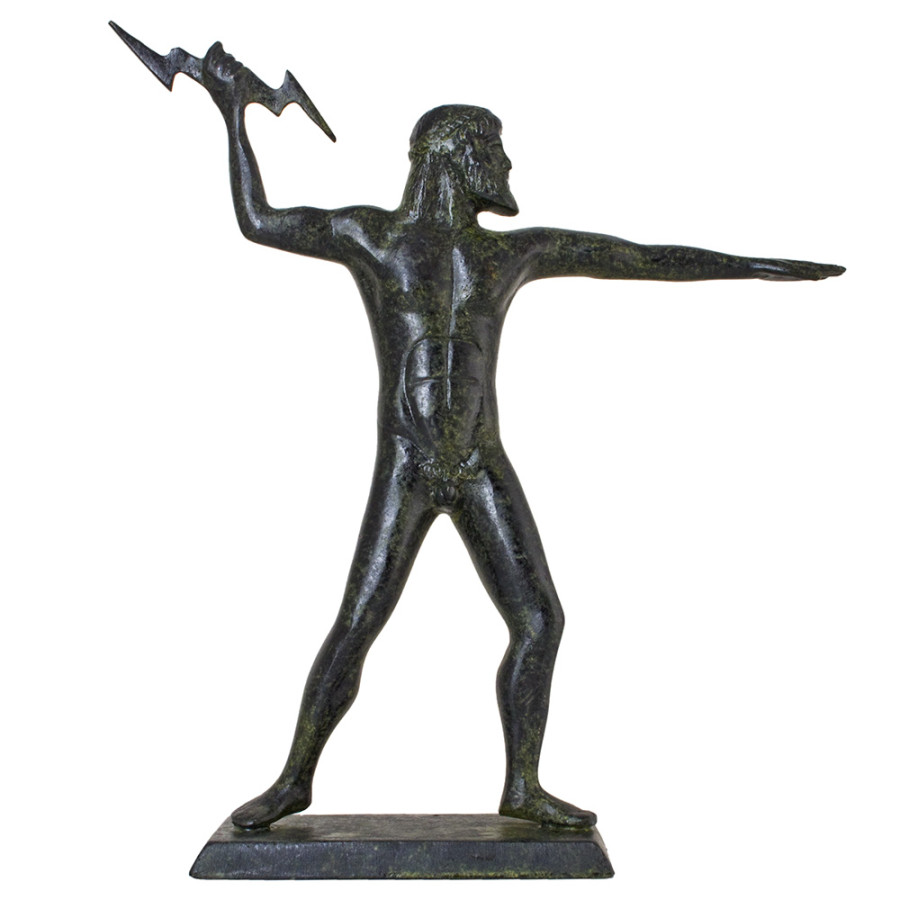 Solid Zeus, Greek God Father of the Gods