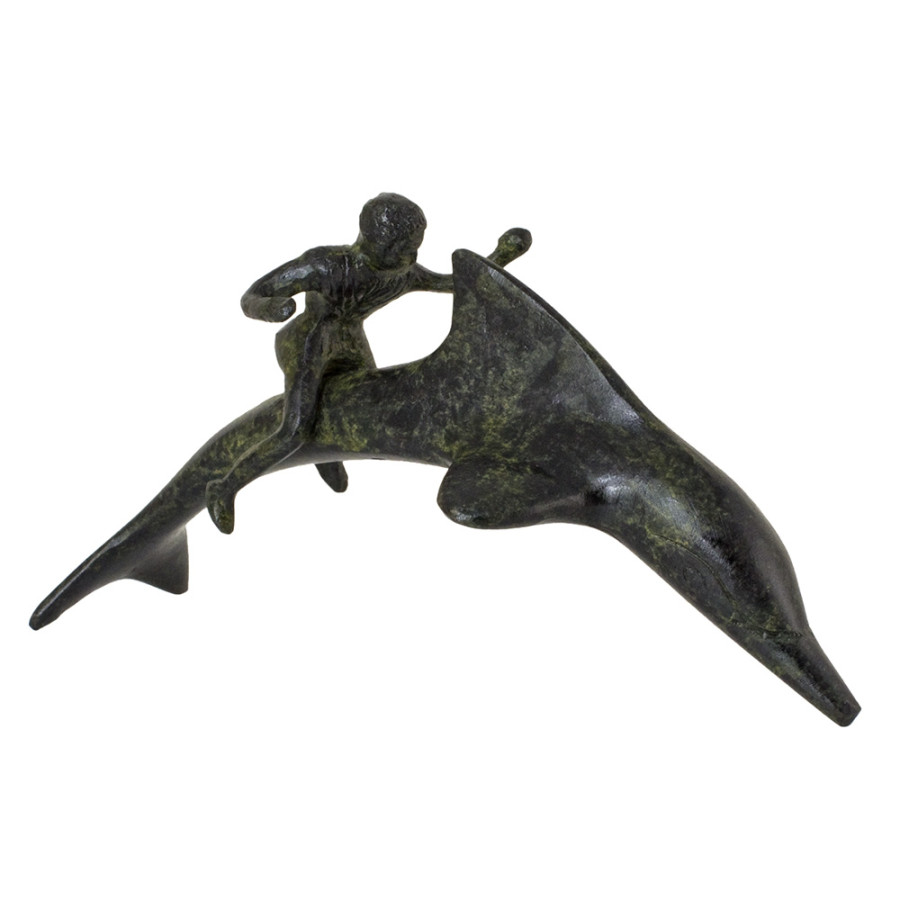 Dolphin With Boy Rider