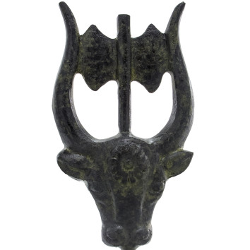 Bull Head With Double Axe