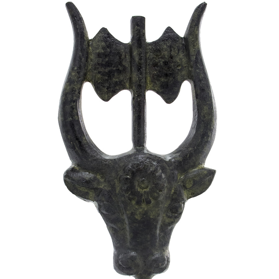 Bull Head With Double Axe