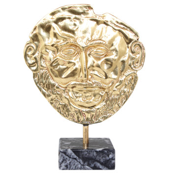 Mask of Agamemnon with Marble Base