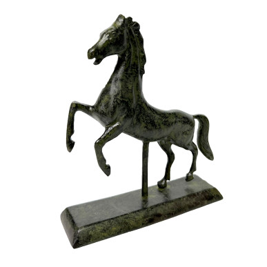 Solid Horse Standing on its Back Feet