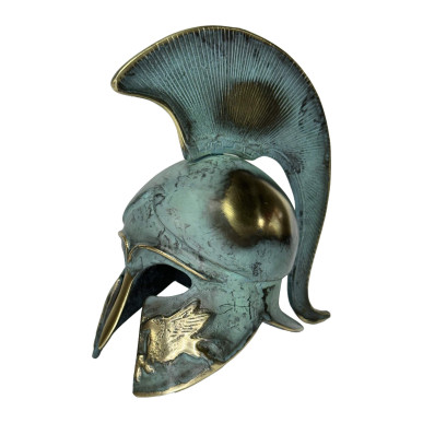 Helmet with Pegasus - short crest