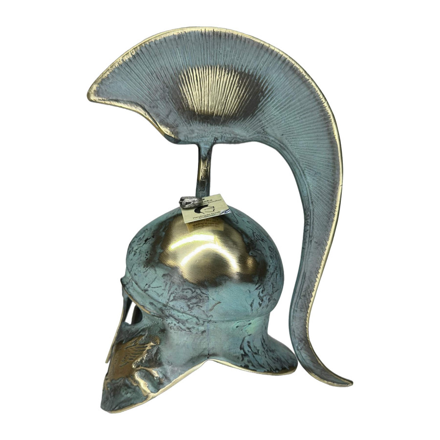 Helmet with Pegasus - tall crest