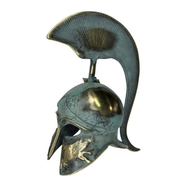 Helmet with Pegasus - tall crest