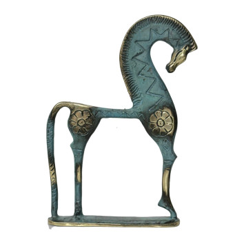 Άλογο Με Σκυφτό Κεφάλι Και Βάση